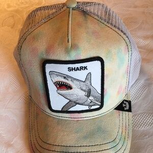 Farm Out - Navy/Beigh  Multi Colored Men’s Shark Hat - Goorin Bros. Brand